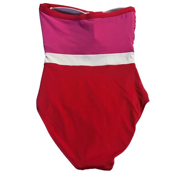 NWT Tommy Bahama Island Cays Colorblock Band One-Piece Women's 16 - Picture 4 of 9